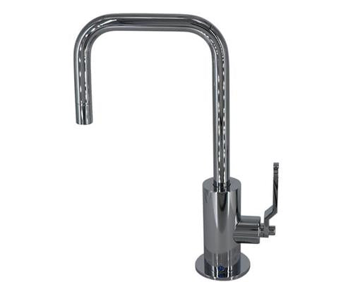 Mountain Plumbing - Point-of-Use Drinking Faucet with Contemporary Round Body & Industrial Lever Handle (90° Spout)
