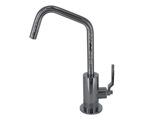 Mountain Plumbing - Point-of-Use Drinking Faucet with Contemporary Round Body & Industrial Lever Handle (120° Spout)