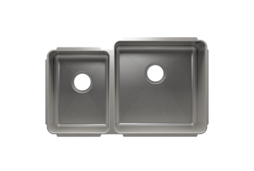 Julien - Classic sink undermount, double L12X16X8 R18X18X10