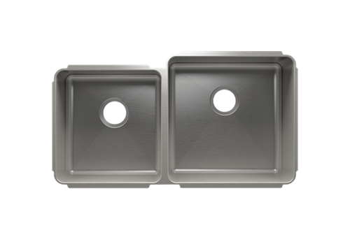 Julien - Classic sink undermount, double L15X16X8 R18X18X10
