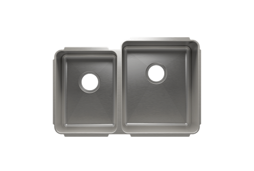 Julien - Classic sink undermount, double L12X16X8 R15X18X10