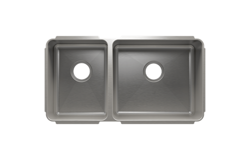 Julien - Classic sink undermount, double L12X16X8 R18X16X10