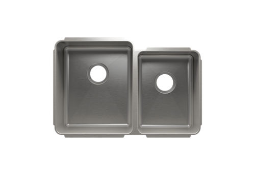Julien - Classic sink undermount, double L15X18X10 R12X16X8