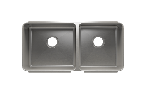 Julien - Classic sink undermount, double L18X16X8 R15X16X8