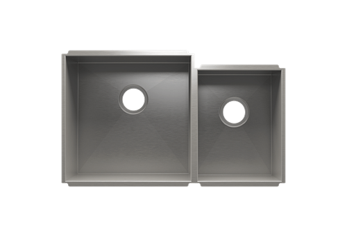 Julien - UrbanEdge sink undermount, double L18X18X10 R12X16X8