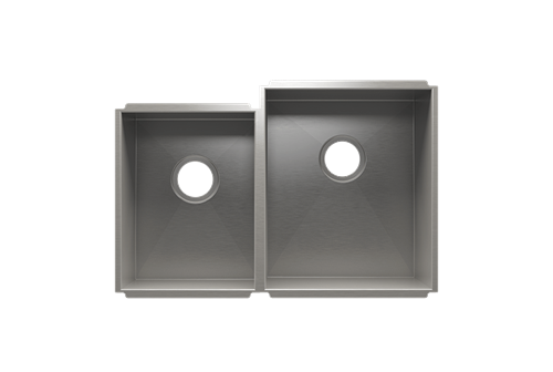 Julien - UrbanEdge sink undermount, double L12X16X8 R15X18X10