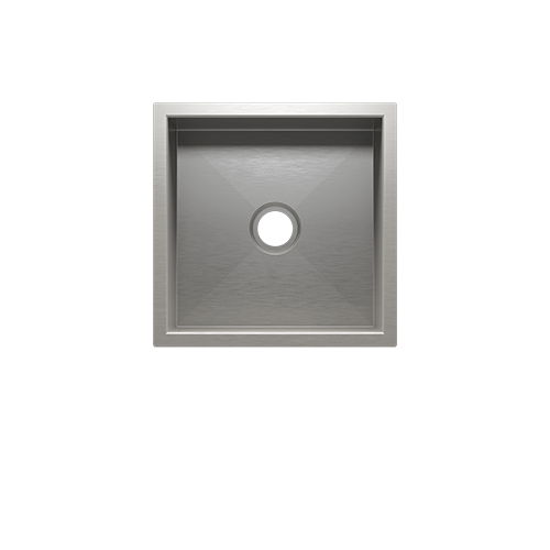 Julien - UrbanEdge bar sink undermount 2 inch drain, single 12X12X7