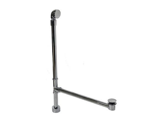 Mountain Plumbing - Exposed Bottom Outlet Bath Waste & Overflow with Swivel Neck & EZ-Click™ Drain (Extended)
