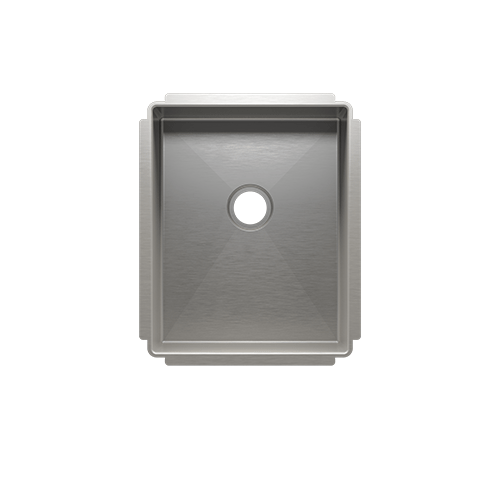 Julien - J7 bar sink undermount 2 inch drain, single 12X15X7