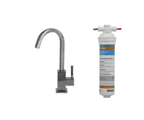 Mountain Plumbing - Point-of-Use Drinking Faucet with Contemporary Square Body & Mountain Pure® Water Filtration System
