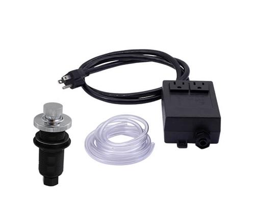 Mountain Plumbing - Round “Deluxe” Knurled Raised Waste Disposer Air Switch with Freedom Mount