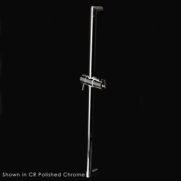 Lacava - Minimal Wall-Mount Round Rail With Hook For Handheld Shower Head