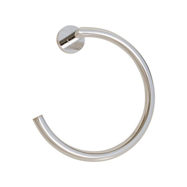 Lacava - Ronda Wall-Mount Towel Ring Made Of Chrome Plated Brass. W: 7 1/4”, D: 3 1/4”