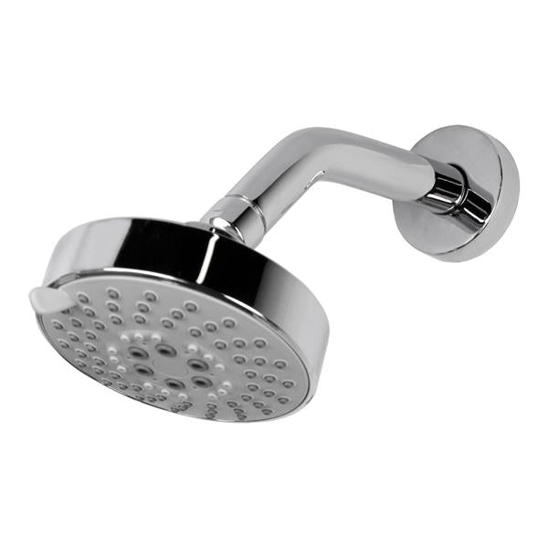 Lacava - Cigno Wall-Mount Tilting Round Shower Head, Five Jets
