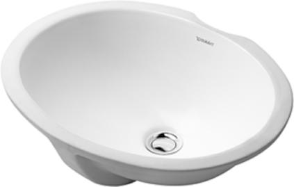 Duravit - Design Classics 22 5/8" Oval Undermount Sink in White