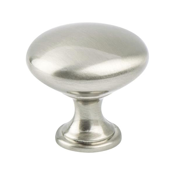 Berenson - Traditional Advantage One Brushed Nickel Round Knob