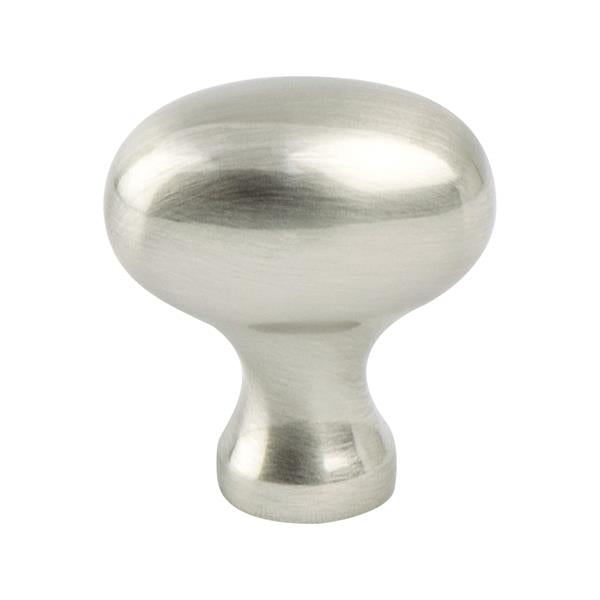 Berenson - Transitional Advantage Three Brushed Nickel Oval Knob