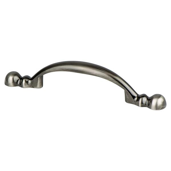 Berenson - Advantage Plus Two 3 inch CC Brushed Black Nickel Rounded End Pull