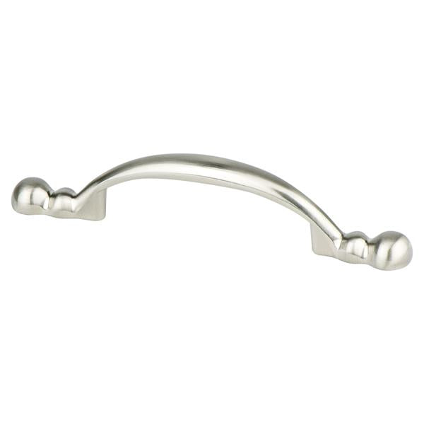 Berenson - Traditional Advantage Four 3 inch CC Brushed Nickel Rounded End Pull