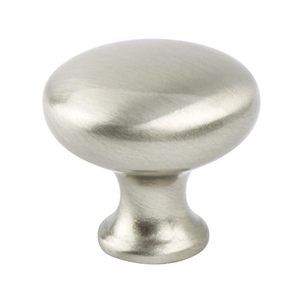 Berenson - Traditional Advantage Four Brushed Nickel Mushroom Knob