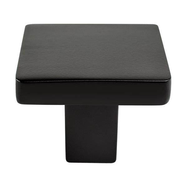 Berenson - Contemporary Advantage One Matte Black Square Knob