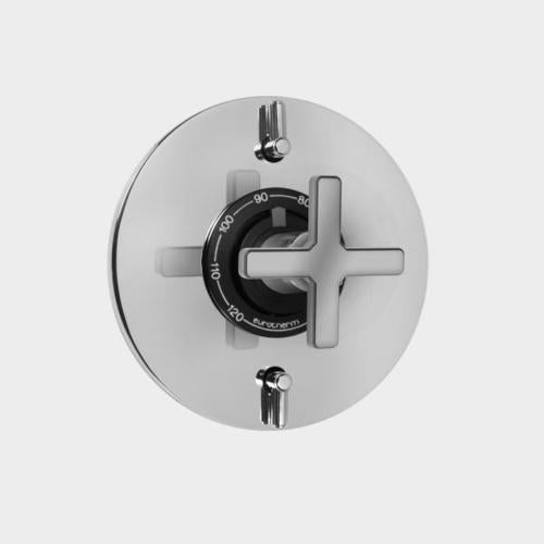 Sigma - 1/2 Inch Thermostatic Set, Two Volume Controls, Trim Stella-X