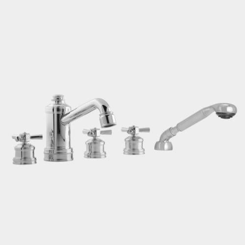 Sigma - Roman Tub Set Trim With Deckmount Handshower Regent-X