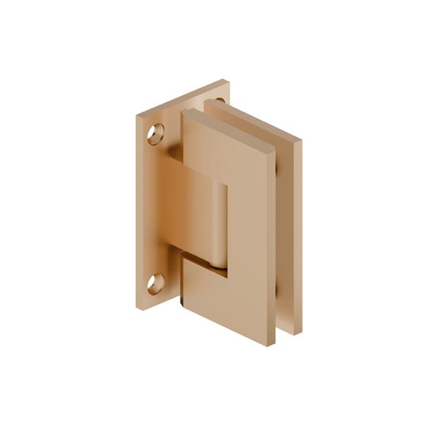 Flusso - Wall To Glass Self Centering Shower Door Hinge