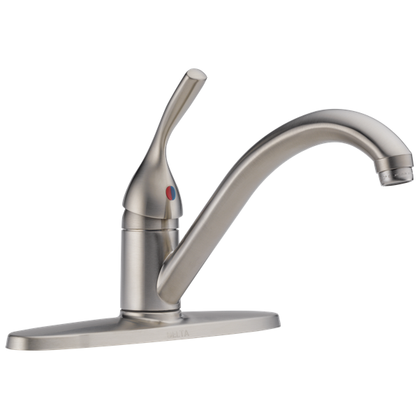 Delta - 134 / 100 / 300 / 400 Series Single Handle Kitchen Faucet