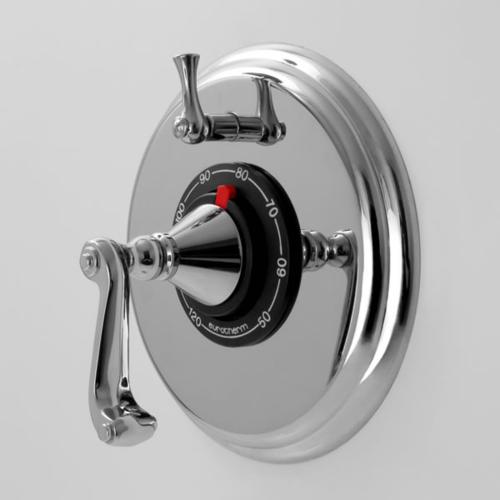 Sigma - 1/2 Inch Thermostatic Set, One Volume Control Trim Charlotte