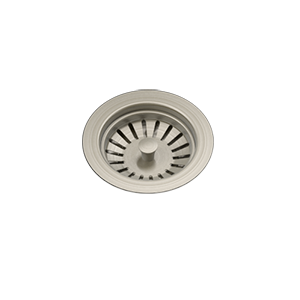 Julien - Drain for SS and fireclay sinks, brushed nickel, Dia 3-1/2