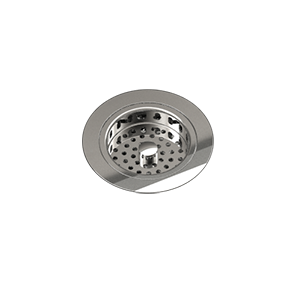 Julien - Drain for SS sinks, polished chrome, Dia 3-1/2