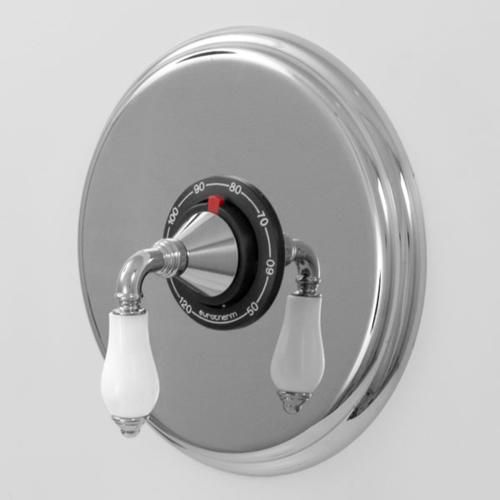 Sigma - 3/4 Inch Thermostatic Set With 9 Inch Plate Trim Venezia
