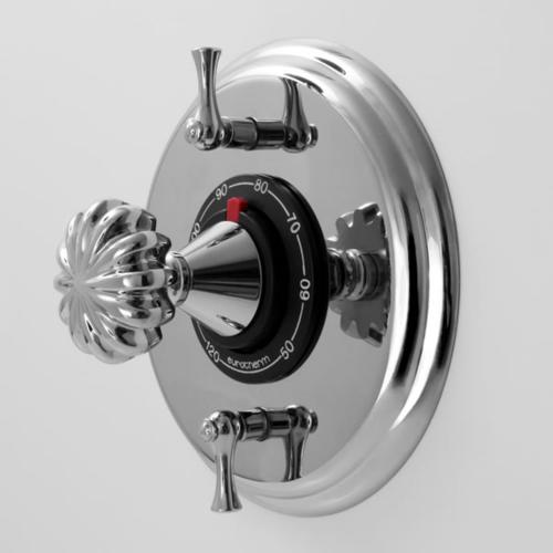 Sigma - 1/2 Inch Thermostatic Set, Two Volume Controls Trim Madison Elite