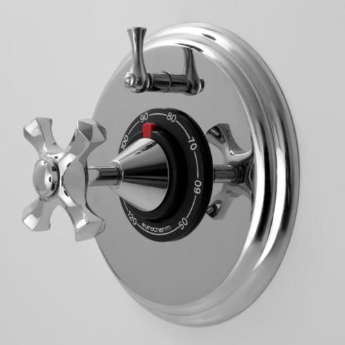 Sigma - 1/2 Inch Thermostatic Set, One Volume Control Trim Mallorca