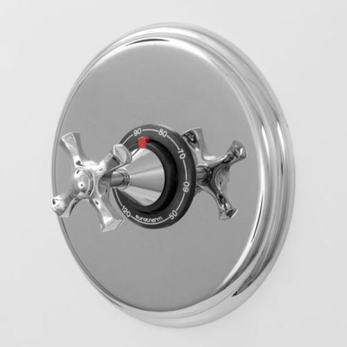 Sigma - 3/4 Inch Thermostatic Set With 9 Inch Plate Trim Mallorca