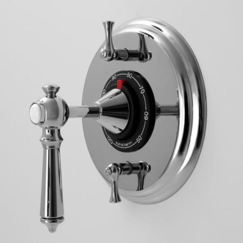 Sigma - 1/2 Inch Thermostatic Set, Two Volume Controls, Trim Ascot