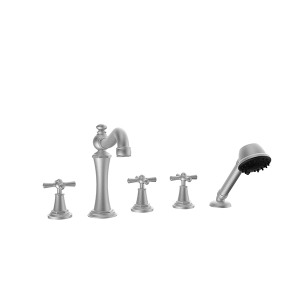 Santec - Lyra Trim - Roman Tub Filler With Hand Shower