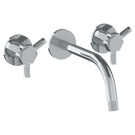 Watermark - Sutton Wall Mounted 3 Hole Lavatory Set With 8 1/4 Inch Spout