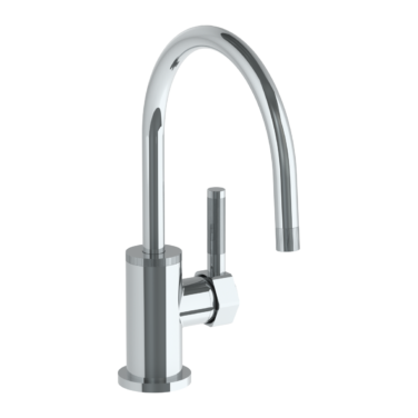 Watermark - Sutton Deck Mounted 1 Hole Gooseneck Kitchen Faucet
