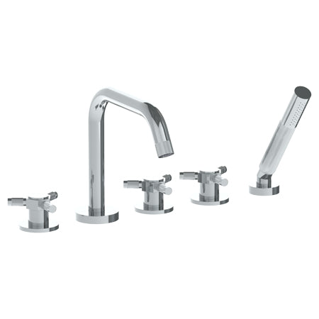 Watermark - Sutton Deck Mounted 5 Hole Bath Set