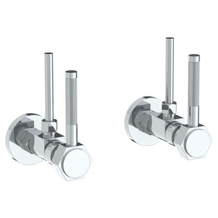 Watermark - Sutton Lavatory Angle Stop Kit -1/2 Inch Compression X 3/8 Inch Od Compression