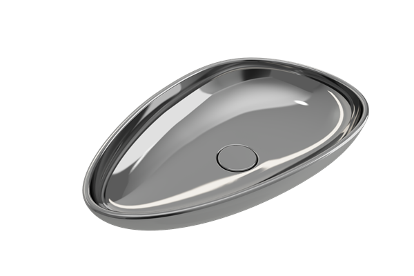 Bocchi - Etna Vessel Fireclay 23.25 in. with Matching Drain Cover