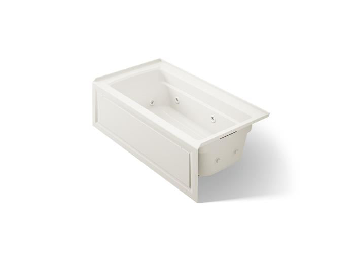 Kohler - Archer 60 X 32 Inch Alcove Whirlpool Bath With Integral Apron