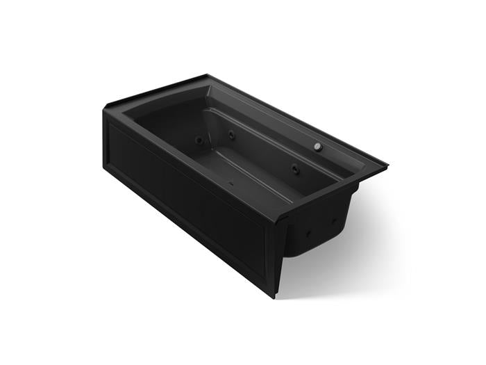 Kohler - Archer 72 X 36 Inch Alcove Whirlpool Bath With Bask Heated Surface And Integral Apron
