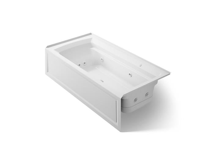 Kohler - Archer 72 X 36 Inch Alcove Heated Bubblemassage Air Bath And Whirlpool, W/Integral Apron