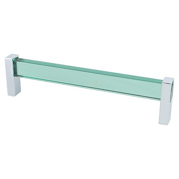 Berenson - Prism 160mm CC Green Acrylic and Polished Chrome Pull
