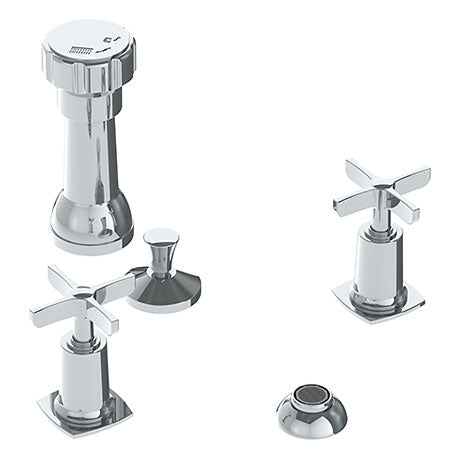 Watermark - H-Line Deck Mounted 4-Hole Bidet