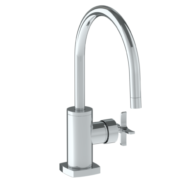 Watermark - H-Line Deck Mounted 1 Hole Kitchen Faucet. Mixing Valve