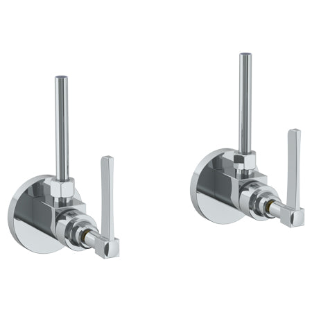 Watermark - H-Line Lavatory Angle Stop Kit -1/2 Inch Ips X 3/8 Inch Od Compression